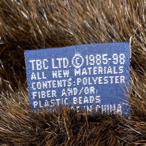 Boyds Bear JB Bean Series Brown Weighted Posable Articulated Vintage 90s 16" - Picture 3 of 6